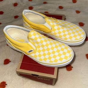 Vans Checker Slip Ons